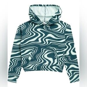 NWT Zella Girl Kids’ Replay Swirl Print Hoodie Big Girls SZ XL